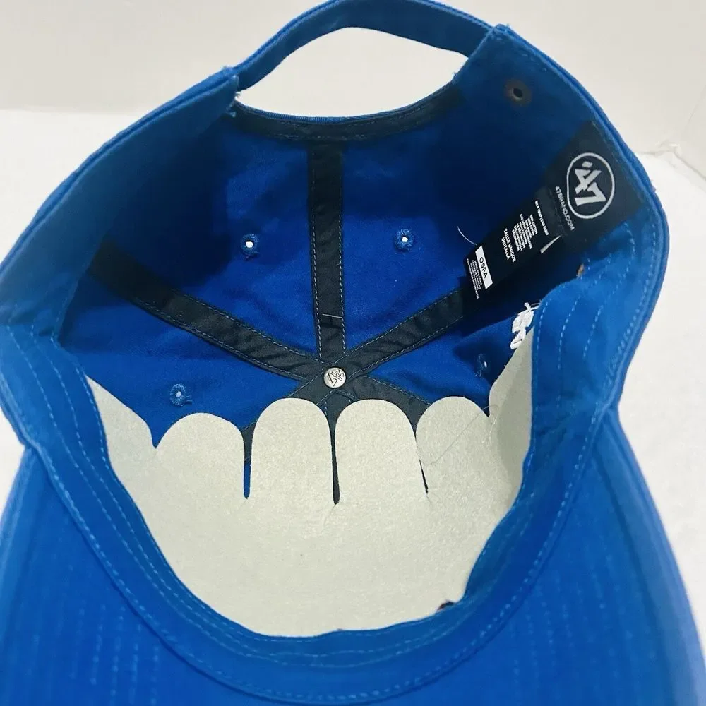 '47 Brand Boise State Broncos CFP Playoffs Clean Up Adjustable Hat Cap Blue NCAA
